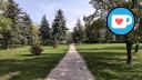 Daly Gardens - Pathway from Northwest Corner